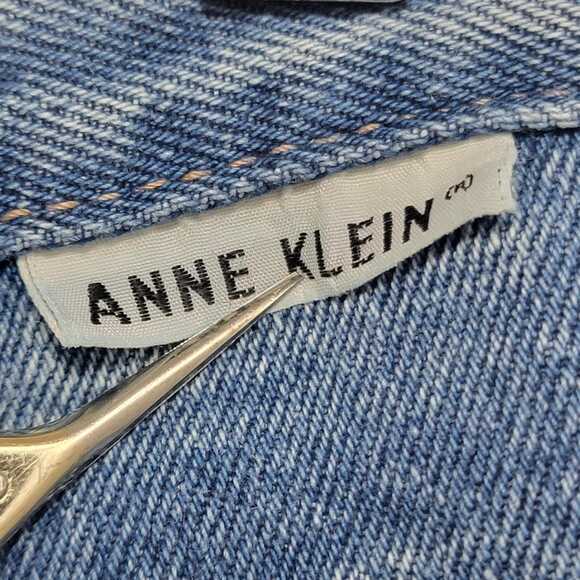 VTG Anne Klein 80s Era Pleated High Waist Mom Jeans - Picture 8 of 10
